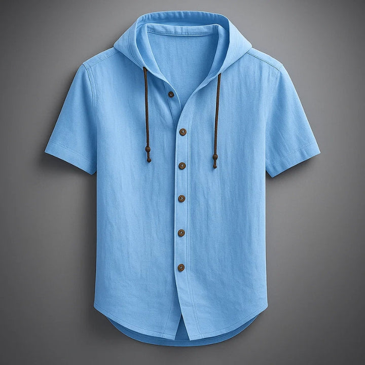 Cavo Linen Hoodie Shirt