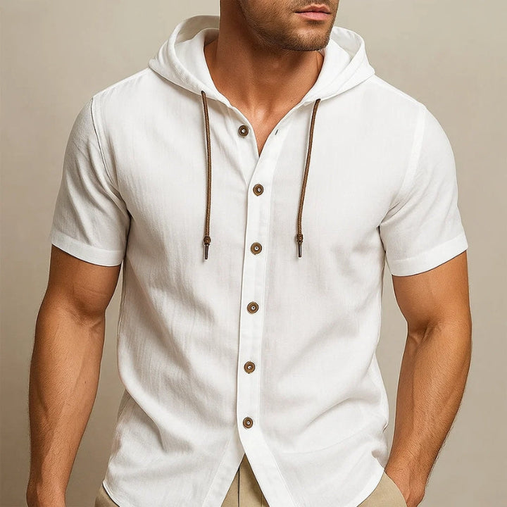 Cavo Linen Hoodie Shirt