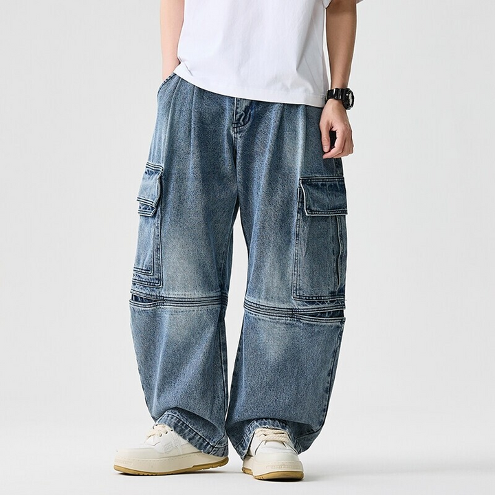 Lucien™ Wide-Leg Denim Pants