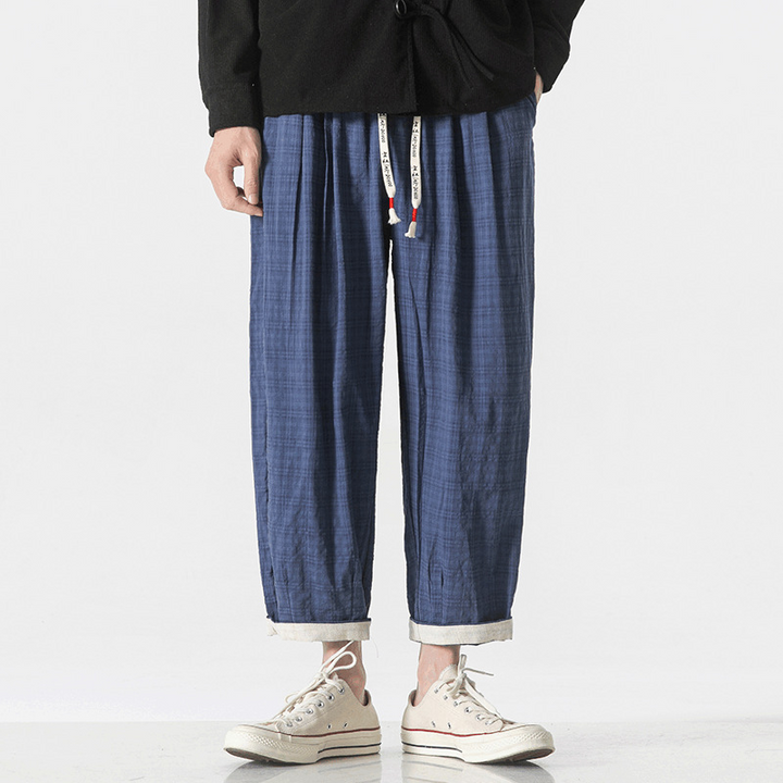 WabiSabi Micro Check Pants