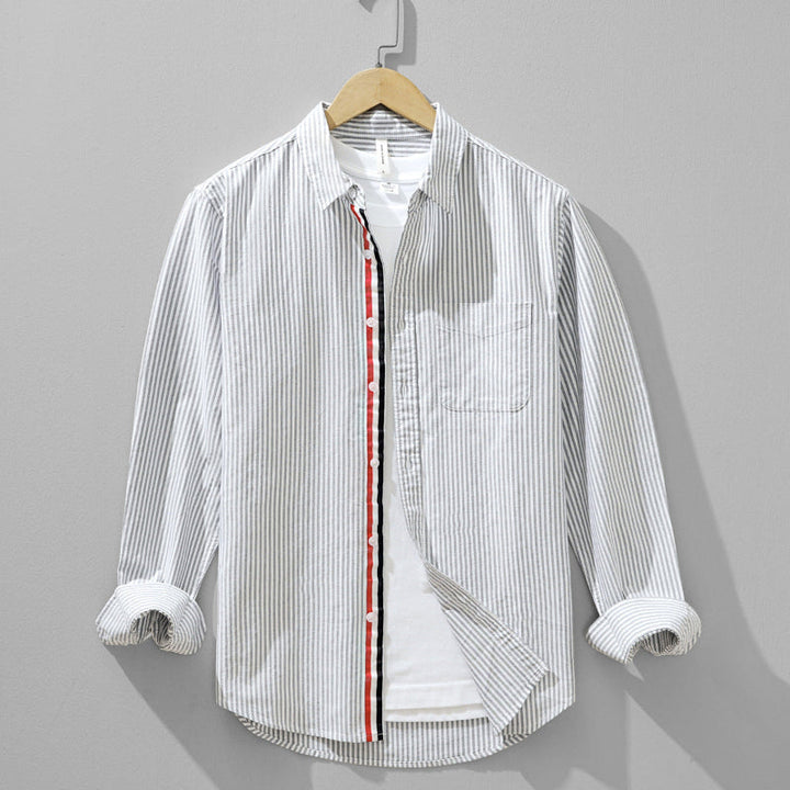 Corvin™ Striped Linen Overshirt